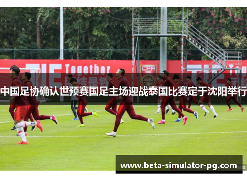 中国足协确认世预赛国足主场迎战泰国比赛定于沈阳举行